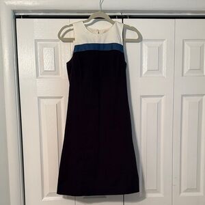 Ann Taylor color block sleeveless dress